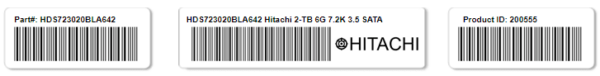 Hitachi HDS HDS723020BLA642 2-TB 6G 7.2K 3.5 SATA