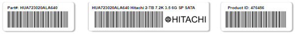 Disco Hitachi HDS HUA723020ALA640 2TB SATA 6.0Gb/s 7200RPM 3.5-inch form factor
